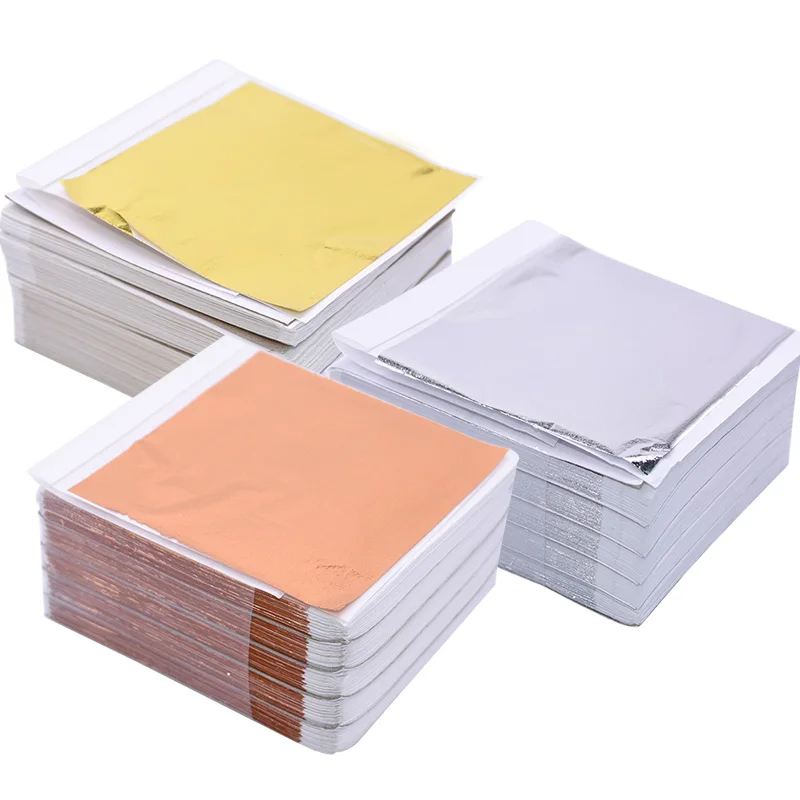 Gold Foil Flakes - 100 hojas de papel de imitación