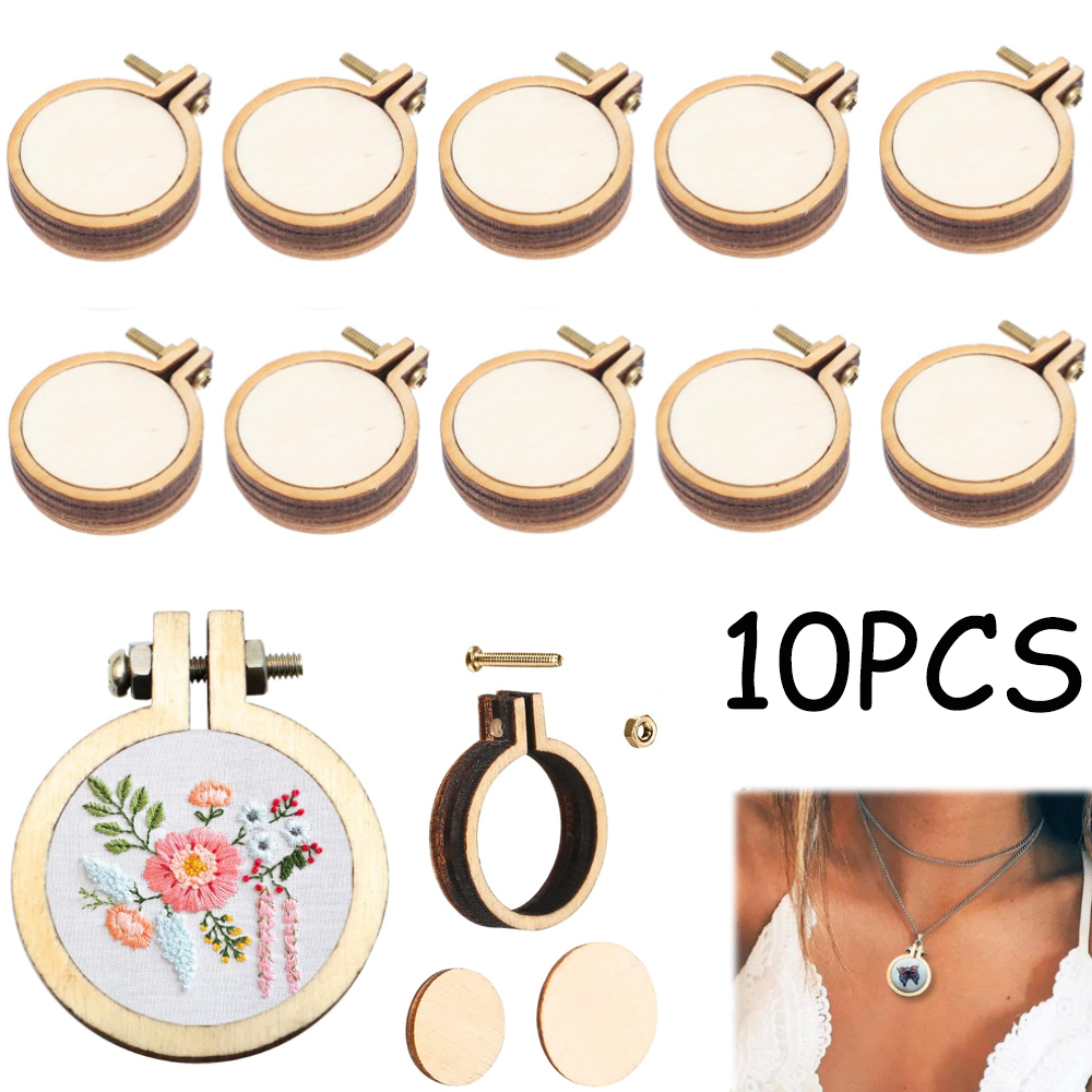 Wood Ring Blank - 10 unids/set de Mini anillo de