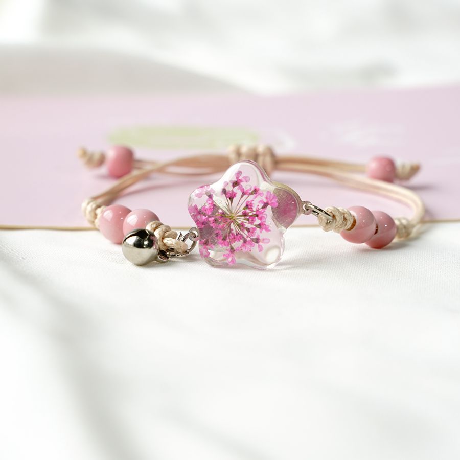 Dried Flower Bulk - Pulsera de cristal de estrella de