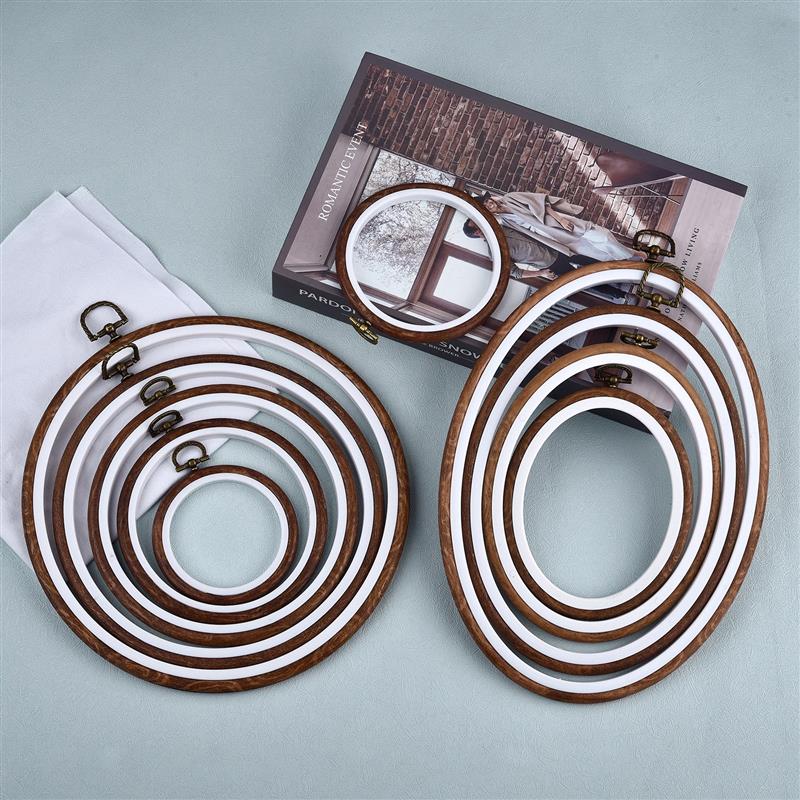 Wood Ring Blank - Juego de aros de bordado de