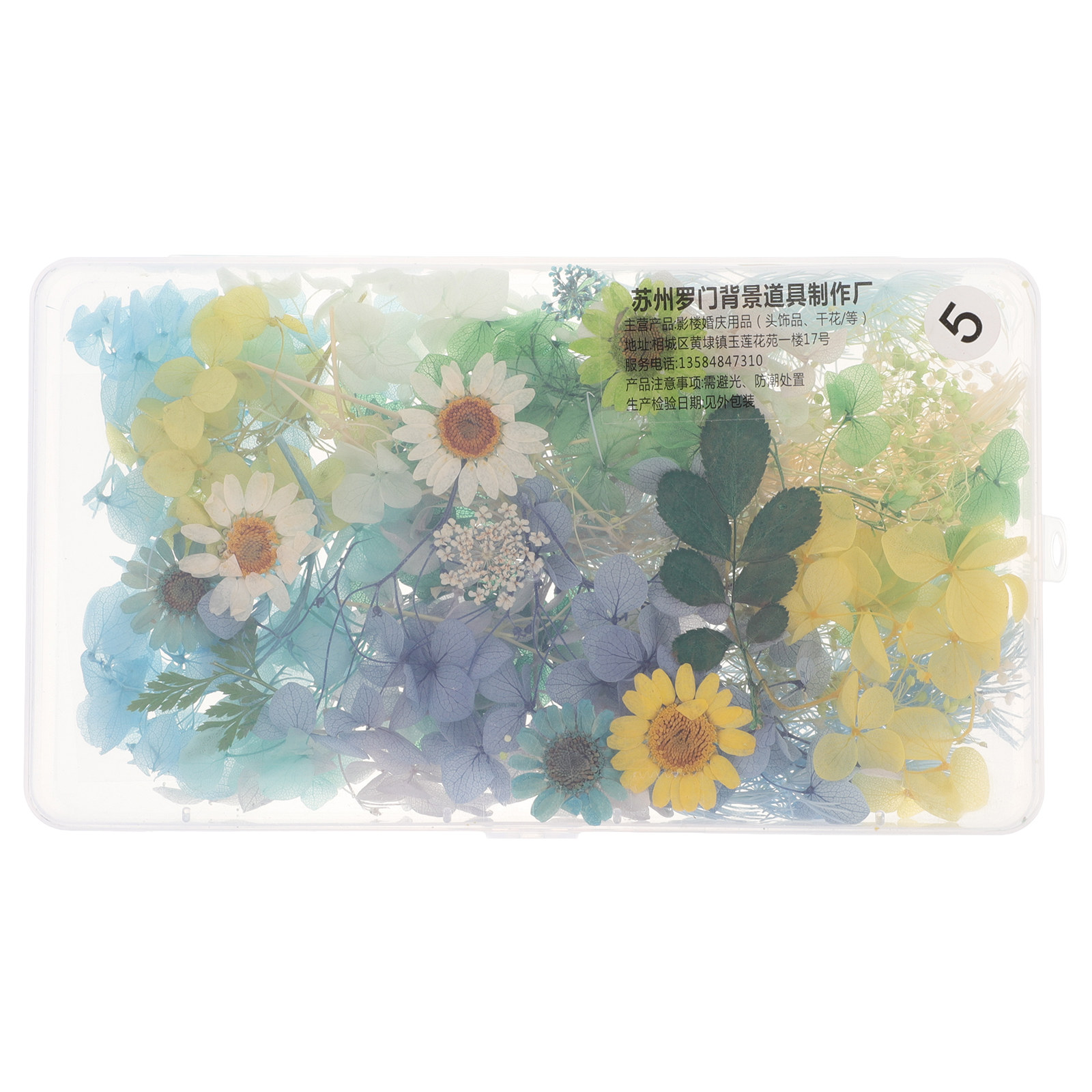 Crafting Resin - Kit de Flores Secas para Tocados
