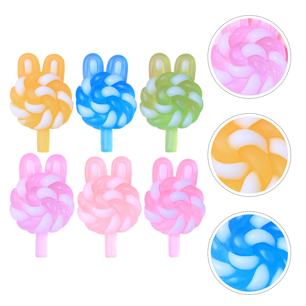 24 piezas de dijes de piruleta - Resin Crafts Diy reseña y precio