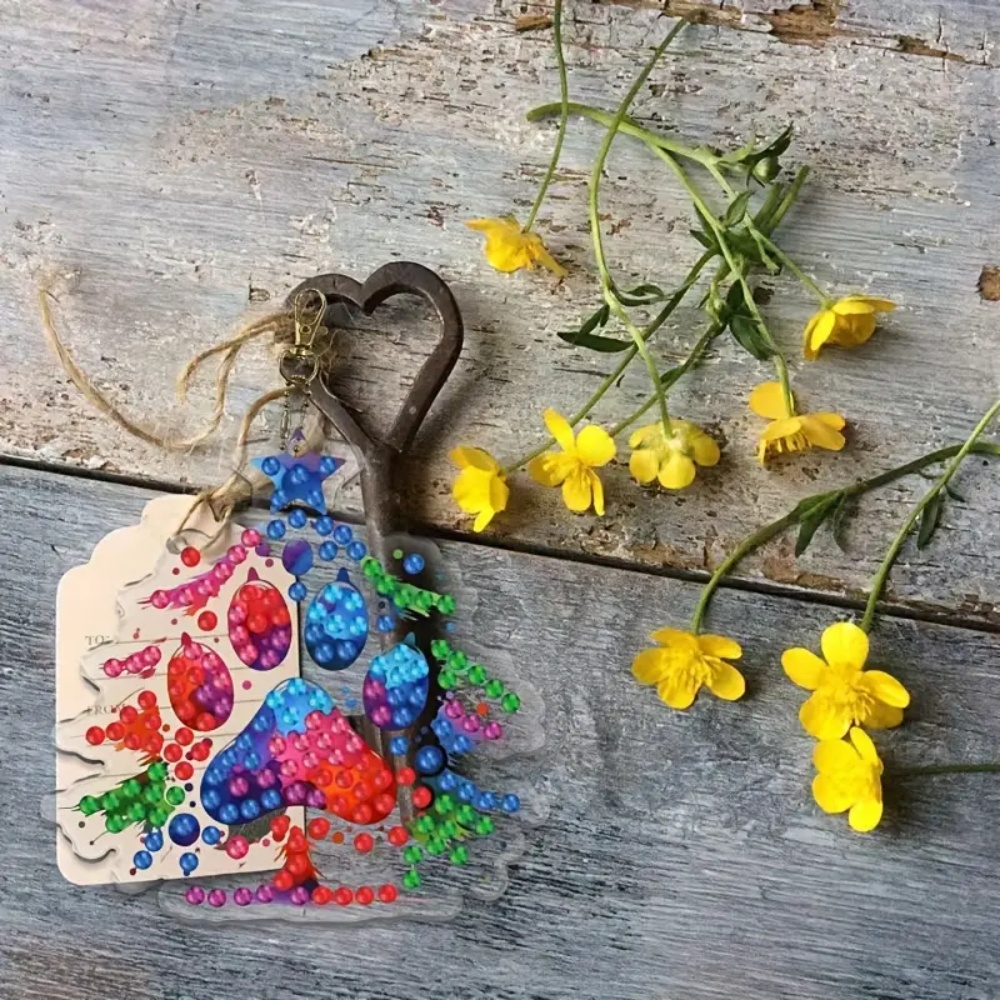Juego de 6 llaveros de pintura - Resin Craft For Beginners reseña y precio