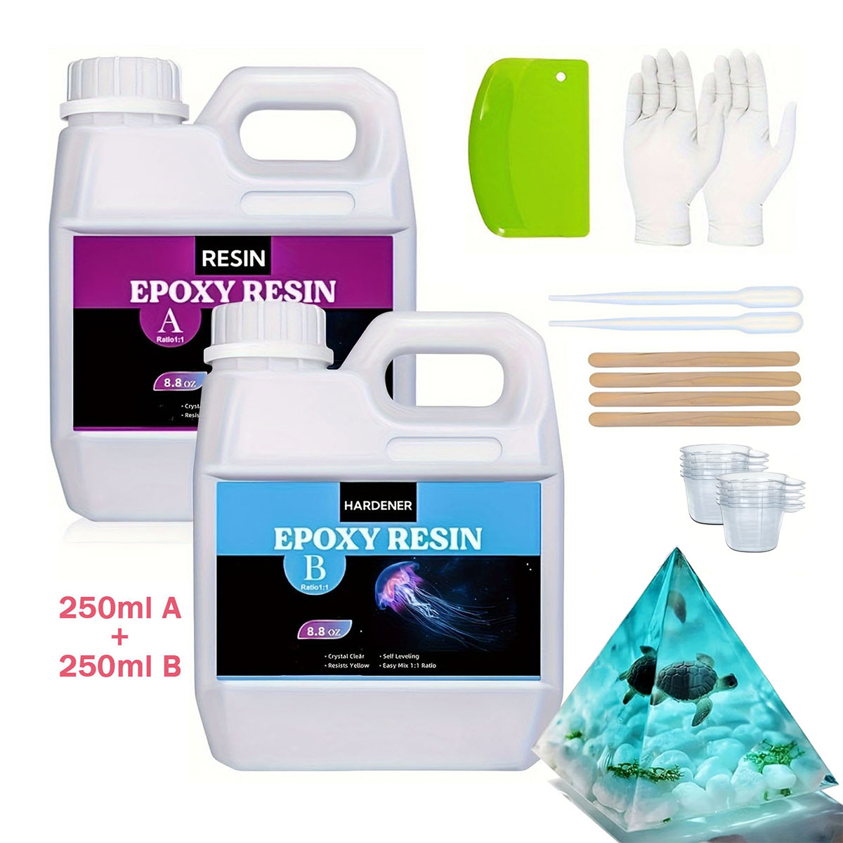 Kit de resina de fundición tra - Resin Jewelry Kit reseña y precio