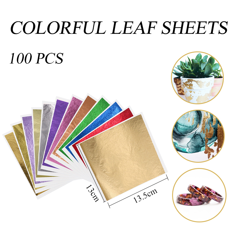 Papel de aluminio negro de 13x - Gold Foil Flakes reseña y precio