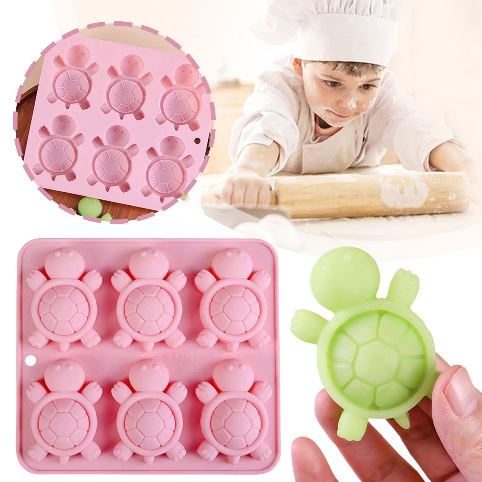 Tortugas Bandeja de hielo Tort - Silicone Mold Tray reseña y precio