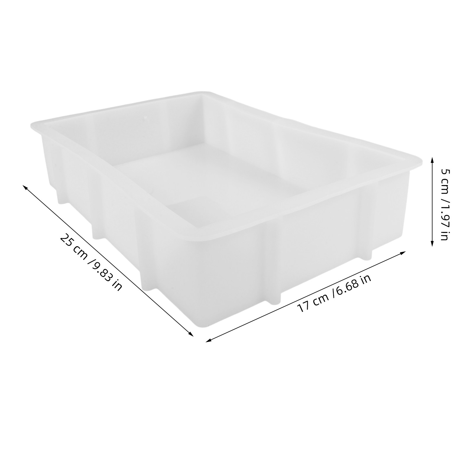 Molde de silicona rectangular  - Silicone Mold Tray reseña y precio
