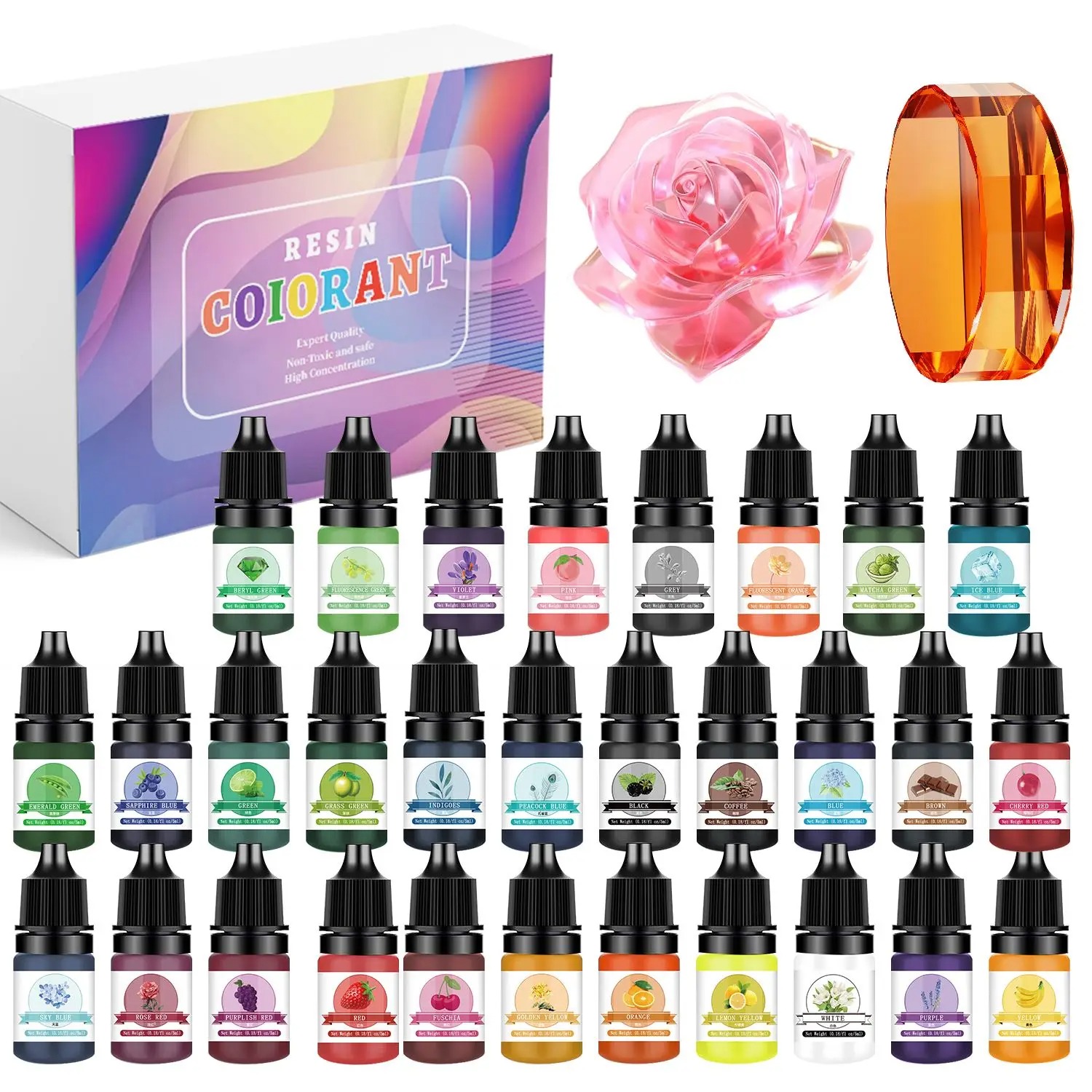 Kits de pigmentos de resina ep - Epoxy Uv Resin Kit reseña y precio