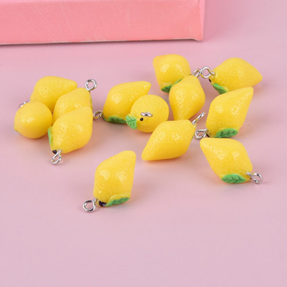 20 Piezas de Dijes de Limón de - Crafting Resin reseña y precio
