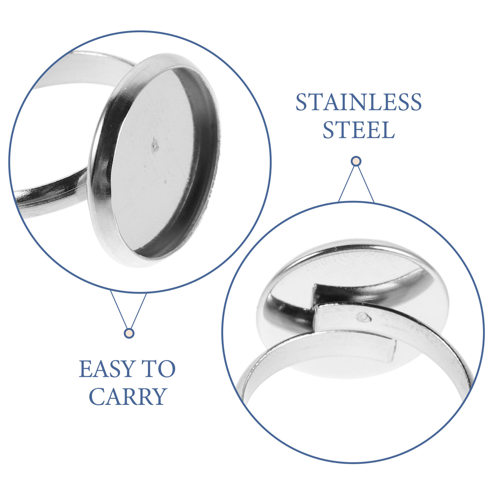 20 Piezas de Anillos Ajustable - Crafting Resin reseña y precio