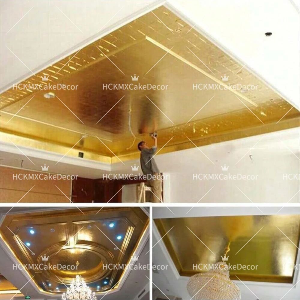 100 Hojas de Papel Metálico Im - Gold Foil Flakes reseña y precio