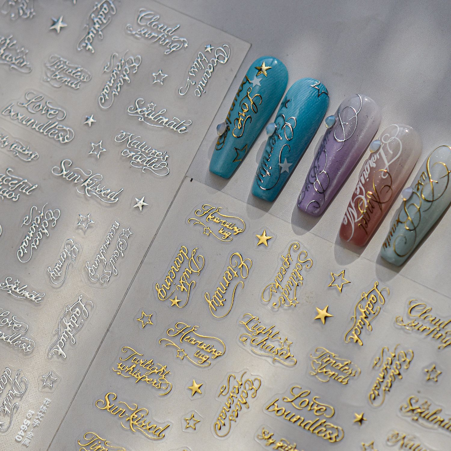 1 unidad de pegatinas decorati - Gold Foil Flakes reseña y precio