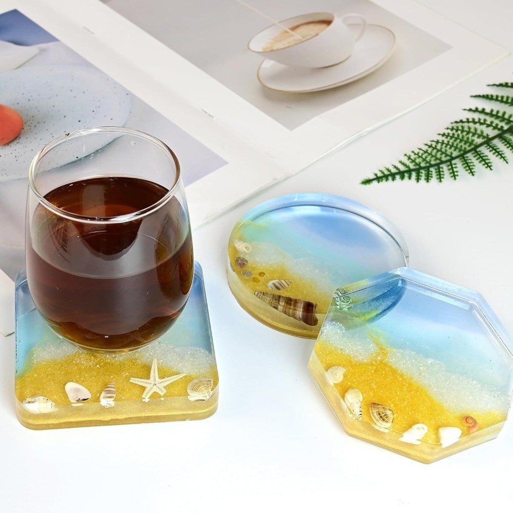 Posavasos creativos fáciles de - Resin Craft For Beginners reseña y precio