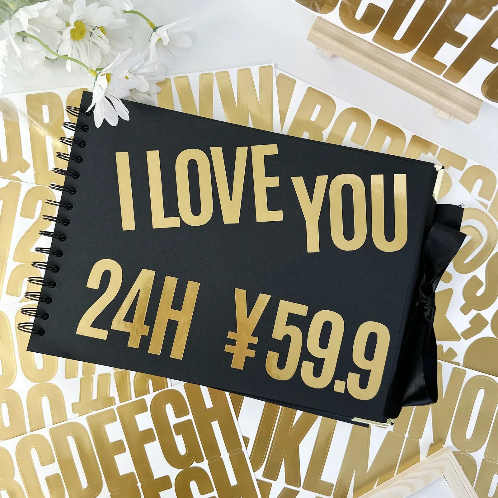 100 Uds. 6 hojas de pegatinas  - Gold Foil Flakes reseña y precio