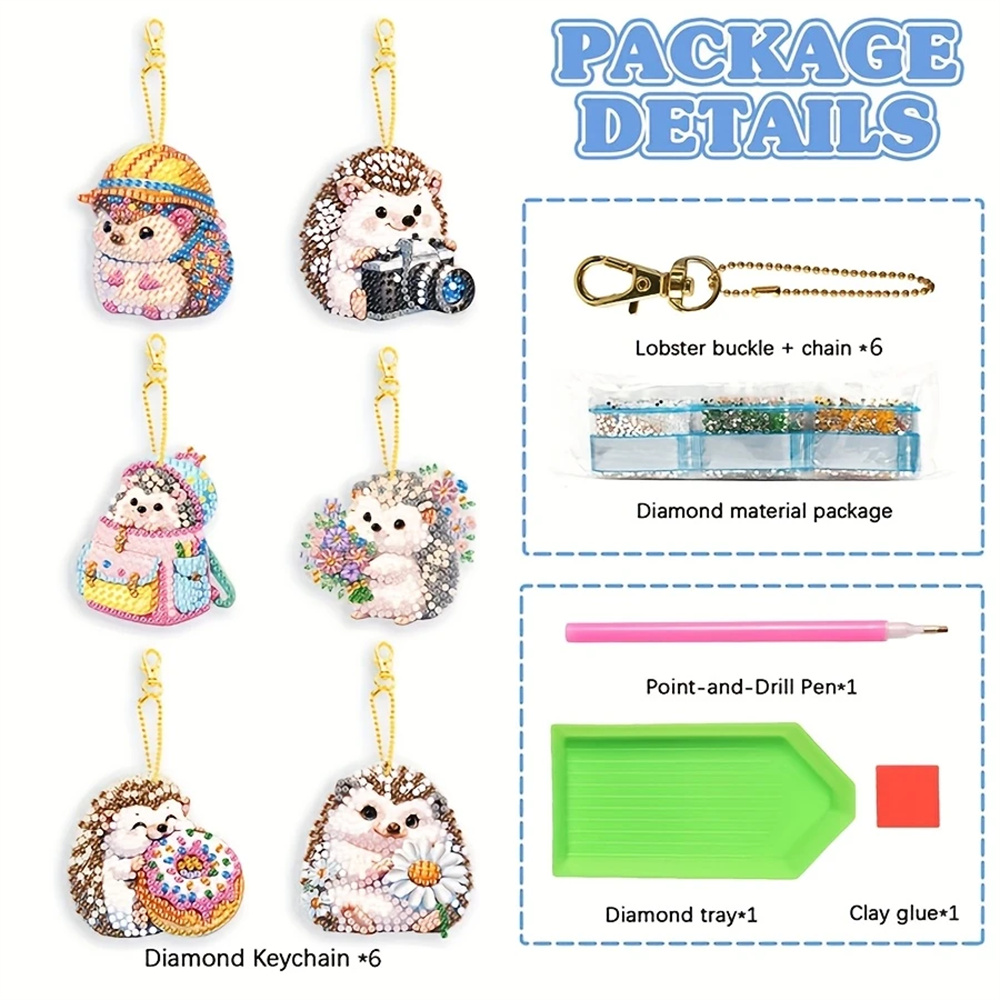 Llaveros con pintura de diaman - Resin Craft For Beginners reseña y precio