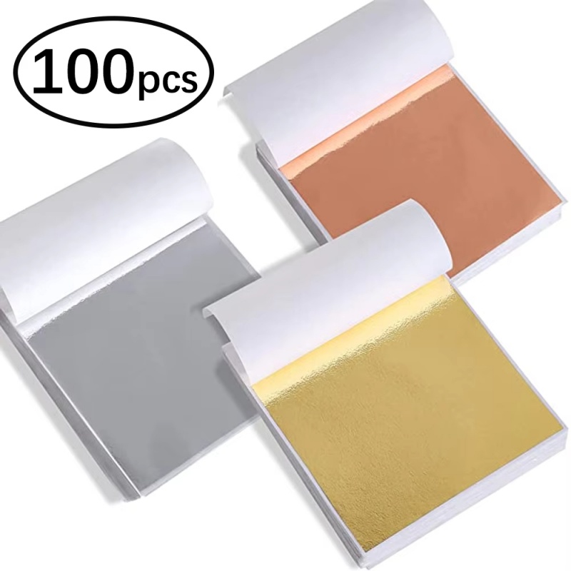 100 piezas de láminas de imita - Gold Foil Flakes reseña y precio