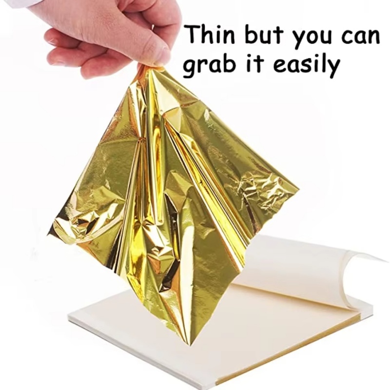 100 piezas de láminas de imita - Gold Foil Flakes reseña y precio