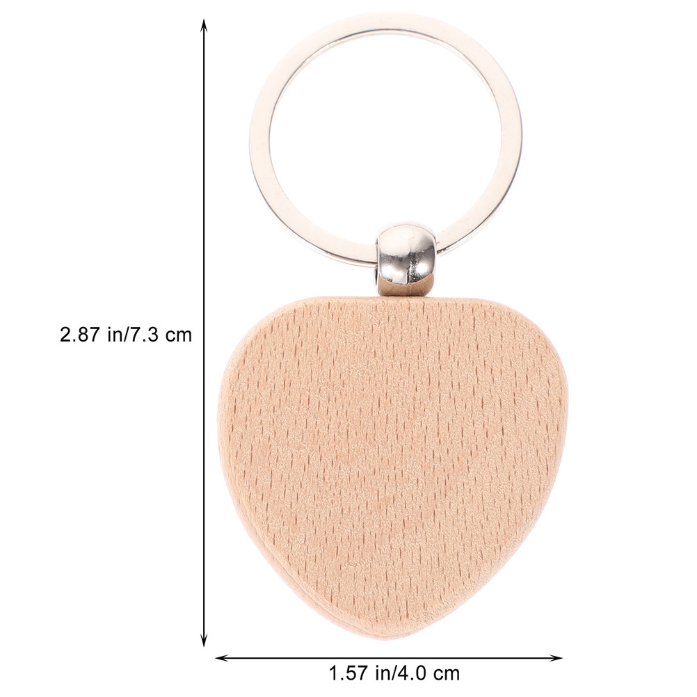 12 Piezas de Llaveros de Mader - Wood Ring Blank reseña y precio